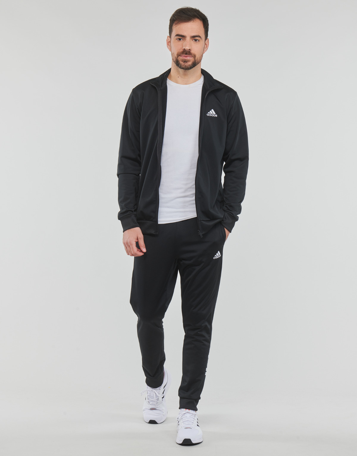 Oblečenie Muž Súpravy vrchného oblečenia Adidas Sportswear LIN TR TT TS Čierna