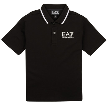 Oblečenie Chlapec Polokošele s krátkym rukávom Emporio Armani EA7 97 Čierna