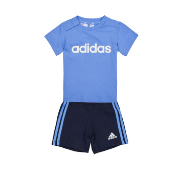 Oblečenie Deti Komplety a súpravy Adidas Sportswear I LIN CO T SET Modrá