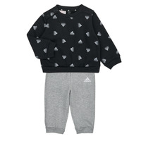 Oblečenie Chlapec Komplety a súpravy Adidas Sportswear I BLUV FL JOG Čierna