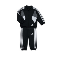 Oblečenie Deti Komplety a súpravy Adidas Sportswear I 3S CB TS Čierna