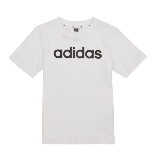 Oblečenie Deti Tričká s krátkym rukávom Adidas Sportswear LK LIN CO TEE Biela