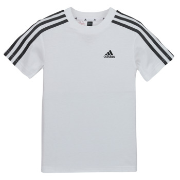 Oblečenie Deti Tričká s krátkym rukávom Adidas Sportswear LK 3S CO TEE Biela