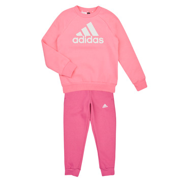 Oblečenie Dievča Súpravy vrchného oblečenia Adidas Sportswear LK BOS JOG FL Ružová