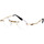 Hodinky & Bižutéria Slnečné okuliare Kuboraum Occhiali Da Vista  H42 GD-OP Folding Zlatá