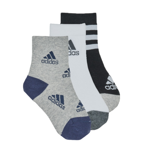Doplnky Deti Športové ponožky Adidas Sportswear LK SOCKS 3PP Čierna / Biela