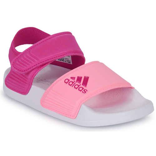 Topánky Žena Sandále Adidas Sportswear ADILETTE SANDAL K Ružová / Biela