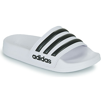 Topánky Deti športové šľapky Adidas Sportswear ADILETTE SHOWER K Biela