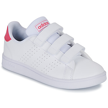 Topánky Dievča Nízke tenisky Adidas Sportswear ADVANTAGE CF C Biela / Ružová