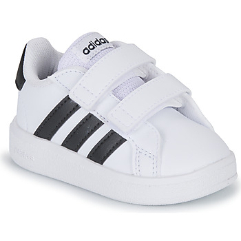 Topánky Deti Nízke tenisky Adidas Sportswear GRAND COURT 2.0 CF Biela / Čierna