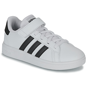 Topánky Deti Nízke tenisky Adidas Sportswear GRAND COURT 2.0 EL Biela / Čierna