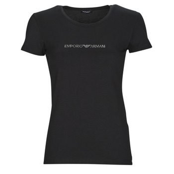 Oblečenie Žena Tričká s krátkym rukávom Emporio Armani T-SHIRT CREW NECK Čierna