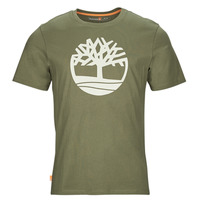 Oblečenie Muž Tričká s krátkym rukávom Timberland SS Kennebec River Tree Logo Tee Kaki