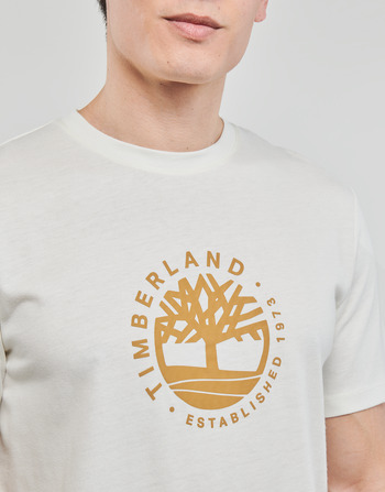 Timberland SS Refibra Logo Graphic Tee Regular Biela