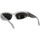 Hodinky & Bižutéria Muž Slnečné okuliare Balenciaga Occhiali da Sole  Justin Bieber BB0157S 004 Strieborná