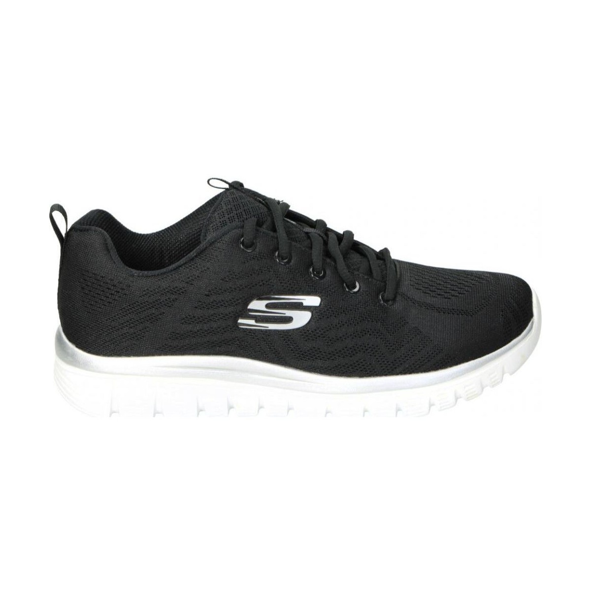 Topánky Žena Univerzálna športová obuv Skechers 12615-BKW Čierna