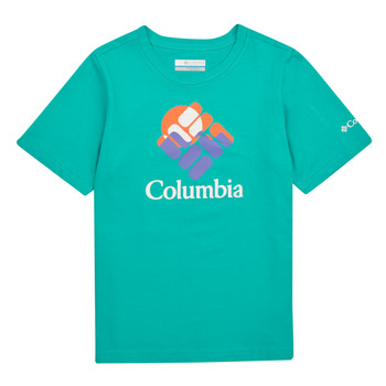 Oblečenie Deti Tričká s krátkym rukávom Columbia Valley Creek Short Sleeve Graphic Shirt Modrá