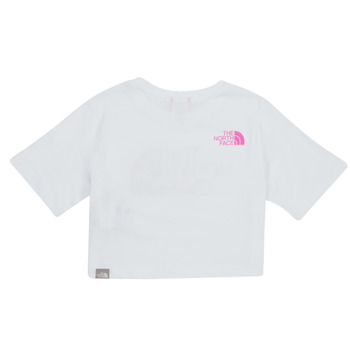 The North Face Girls S/S Crop Easy Tee Biela