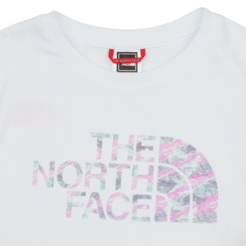 The North Face Girls S/S Crop Easy Tee Biela