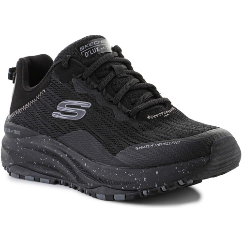 Topánky Žena Turistická obuv Skechers D`lux Trail Black 180500-BBK Čierna