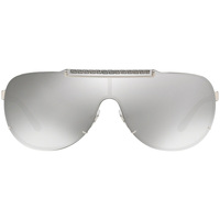 Hodinky & Bižutéria Slnečné okuliare Versace Occhiali da Sole  VE2140 10006G Strieborná