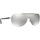 Hodinky & Bižutéria Slnečné okuliare Versace Occhiali da Sole  VE2140 10006G Strieborná