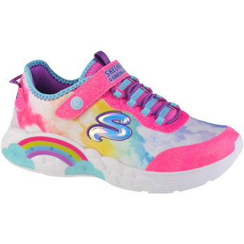 Topánky Dievča Nízke tenisky Skechers Rainbow Racer Ružová