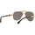 Hodinky & Bižutéria Slnečné okuliare Versace Occhiali da Sole  VE2236 1002Z3 Polarizzati Zlatá