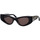 Hodinky & Bižutéria Slnečné okuliare Balenciaga Occhiali da Sole  Odeon Cat BB0243S 001 Čierna