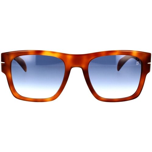 Hodinky & Bižutéria Slnečné okuliare David Beckham Occhiali da Sole  DB7000/S Bold C9B Hnedá