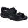 Topánky Muž Športové sandále Rieker  Čierna