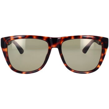 Hodinky & Bižutéria Muž Slnečné okuliare Gucci Occhiali da Sole  GG1345S 003 Hnedá