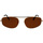 Hodinky & Bižutéria Slnečné okuliare McQ Alexander McQueen Occhiali da Sole  MQ0392S 002 Zlatá