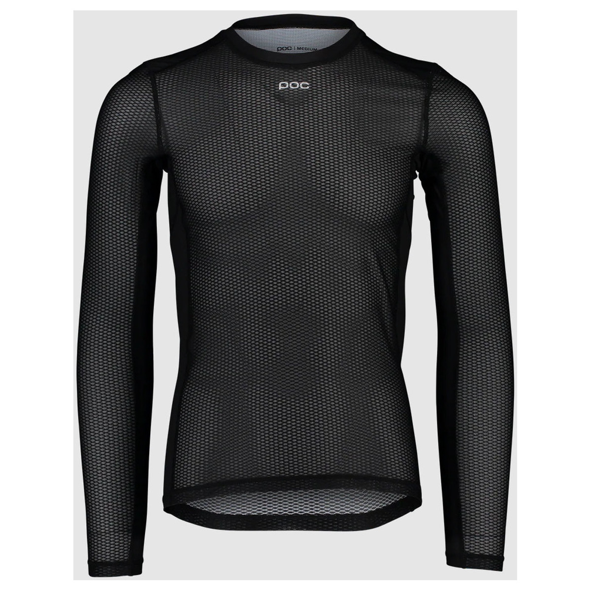 Oblečenie Muž Tričká a polokošele Poc Essential Layer LS Jersey Uranium Black 58111-1002 Čierna