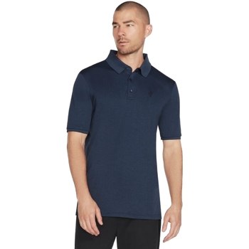 Oblečenie Muž Polokošele s krátkym rukávom Skechers Off Duty Polo Shirt Modrá