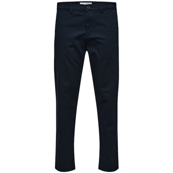 Oblečenie Muž Nohavice Selected Noos Slim Tape New Miles Pants - Dark Sapphire Modrá