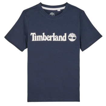 Oblečenie Chlapec Tričká s krátkym rukávom Timberland T25U24-857-J Námornícka modrá