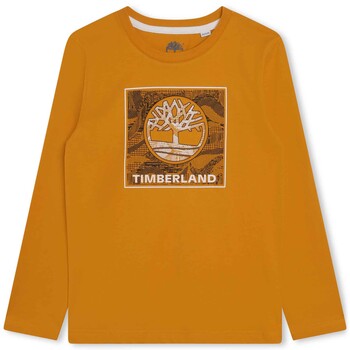 Oblečenie Chlapec Tričká s krátkym rukávom Timberland T25U36-575-C Žltá