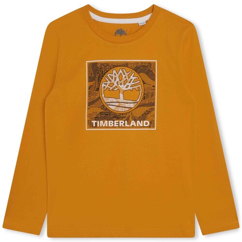 Oblečenie Chlapec Tričká s krátkym rukávom Timberland T25U36-575-J Žltá