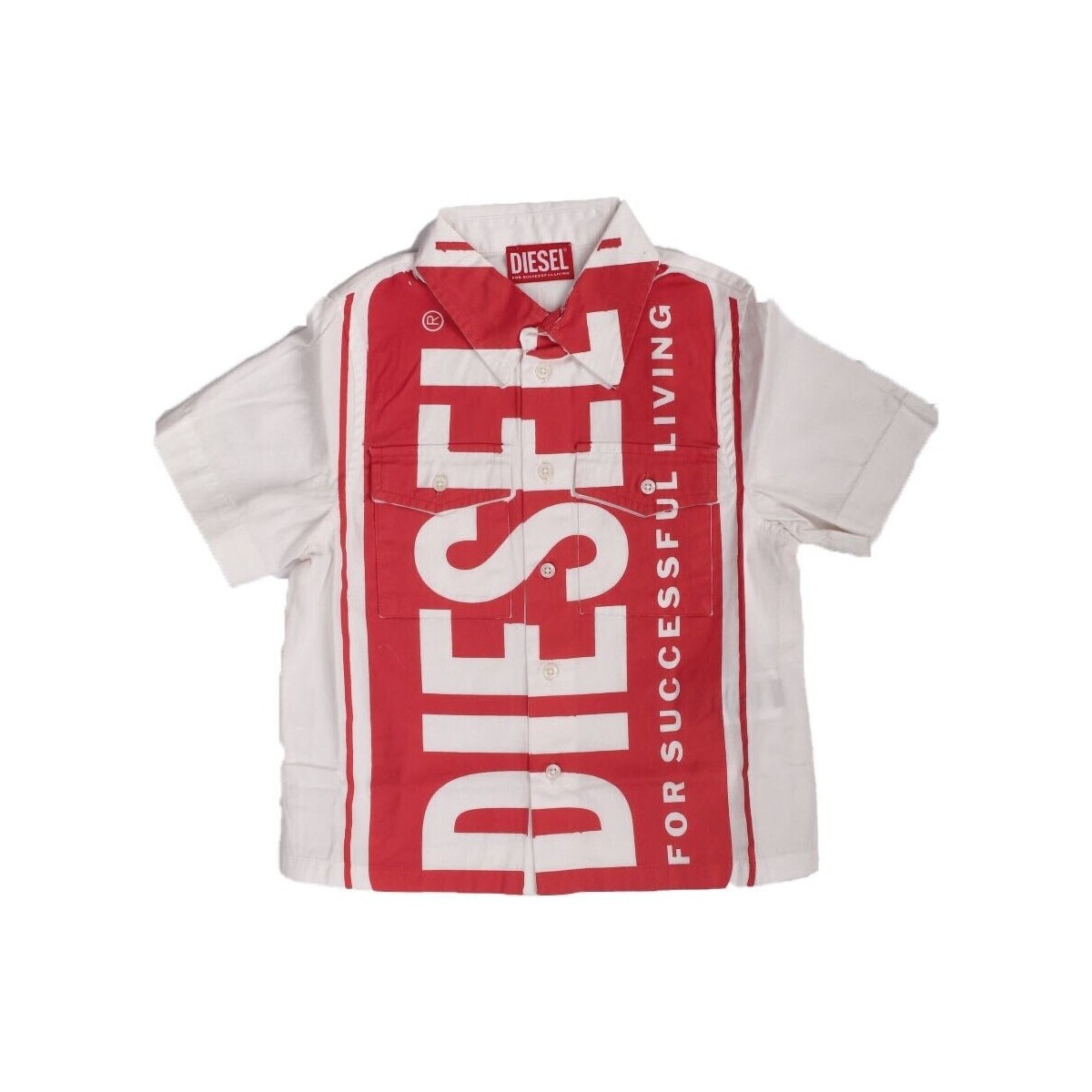 Oblečenie Chlapec Tričká s krátkym rukávom Diesel J01137 Biela