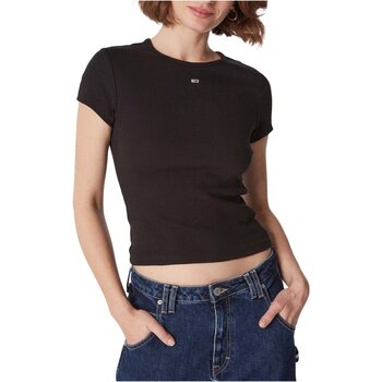 Oblečenie Žena Tričká a polokošele Tommy Jeans DW0DW14876 Čierna