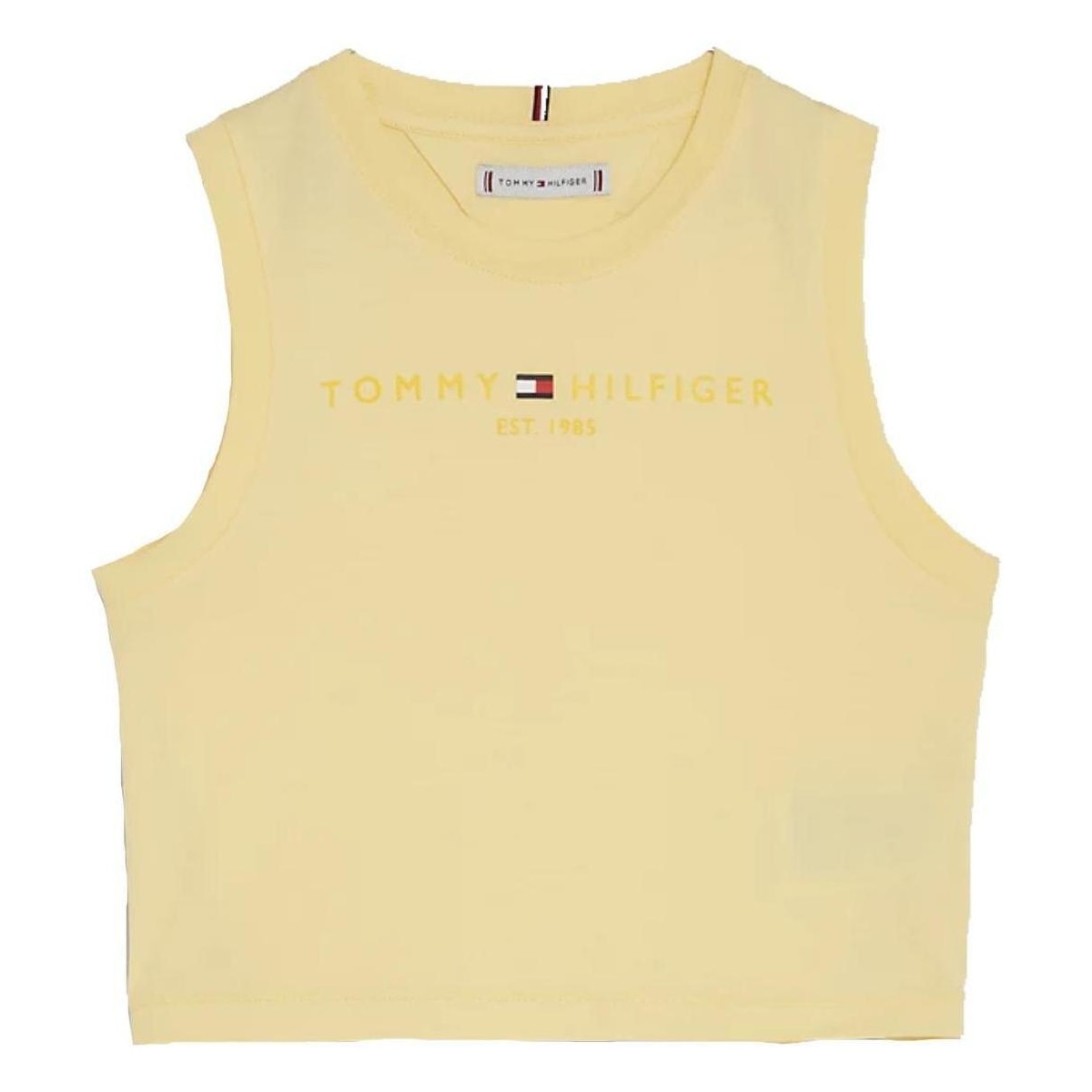 Oblečenie Dievča Tričká s krátkym rukávom Tommy Hilfiger  Žltá