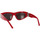 Hodinky & Bižutéria Žena Slnečné okuliare Balenciaga Occhiali da Sole  Dynasty BB0095S 016 Červená