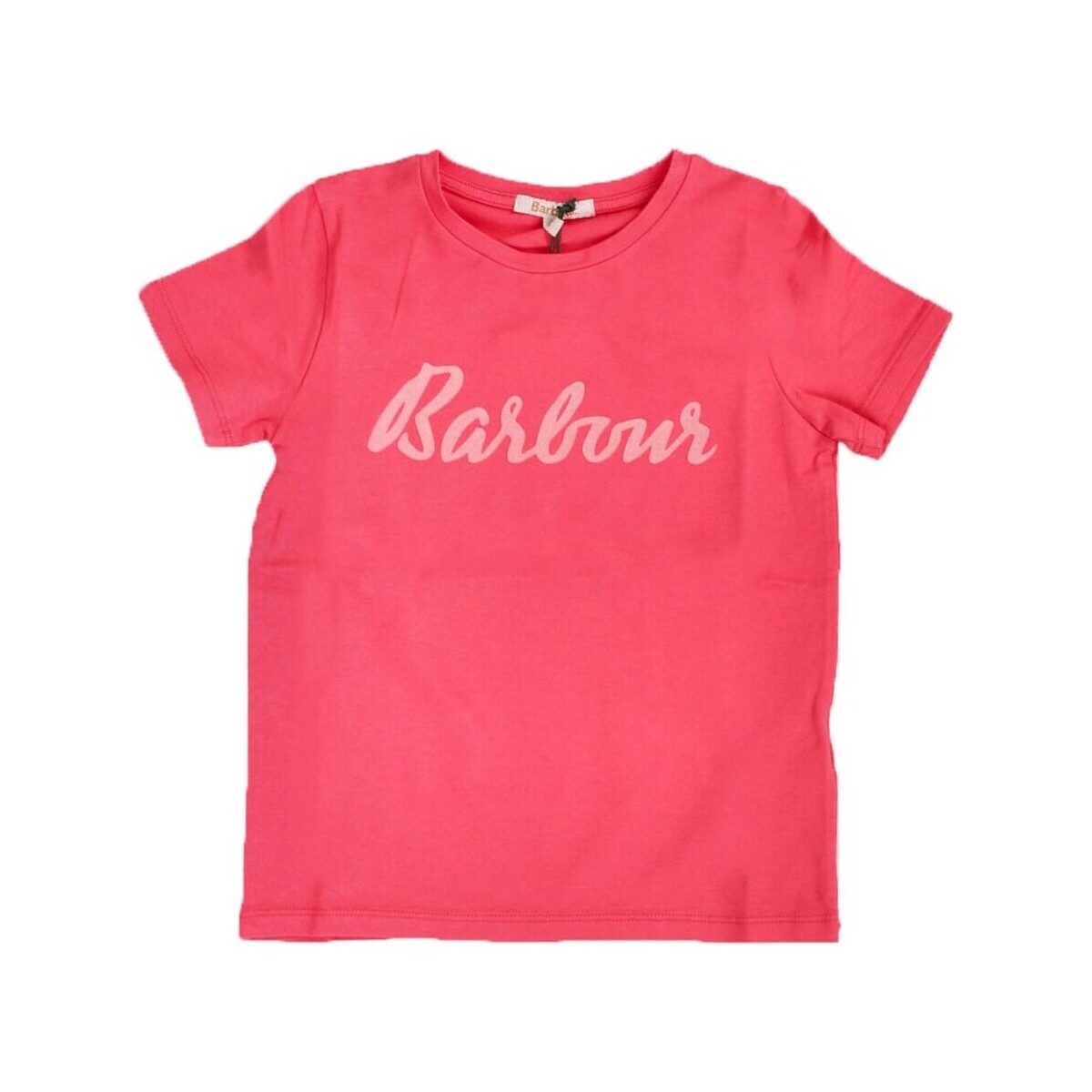Oblečenie Dievča Tričká s krátkym rukávom Barbour GTS0081 Ružová