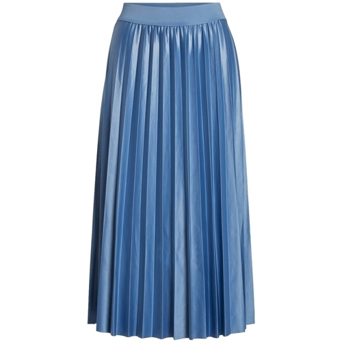 Oblečenie Žena Sukňa Vila Noos Skirt Nitban - Federal Blue Modrá