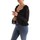 Oblečenie Žena Tričká s dlhým rukávom Desigual 23SWTKBY Čierna