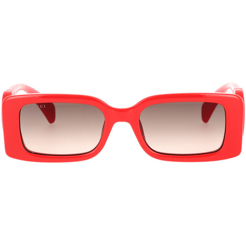 Hodinky & Bižutéria Slnečné okuliare Gucci Occhiali da Sole  GG1325S 005 Červená