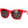 Hodinky & Bižutéria Žena Slnečné okuliare Balenciaga Occhiali da Sole  BB0102SA 012 Červená