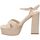 Topánky Žena Sandále Corina M3236 Béžová