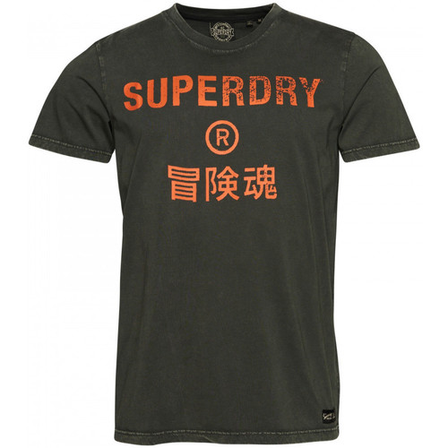 Oblečenie Muž Tričká a polokošele Superdry Vintage corp logo Čierna